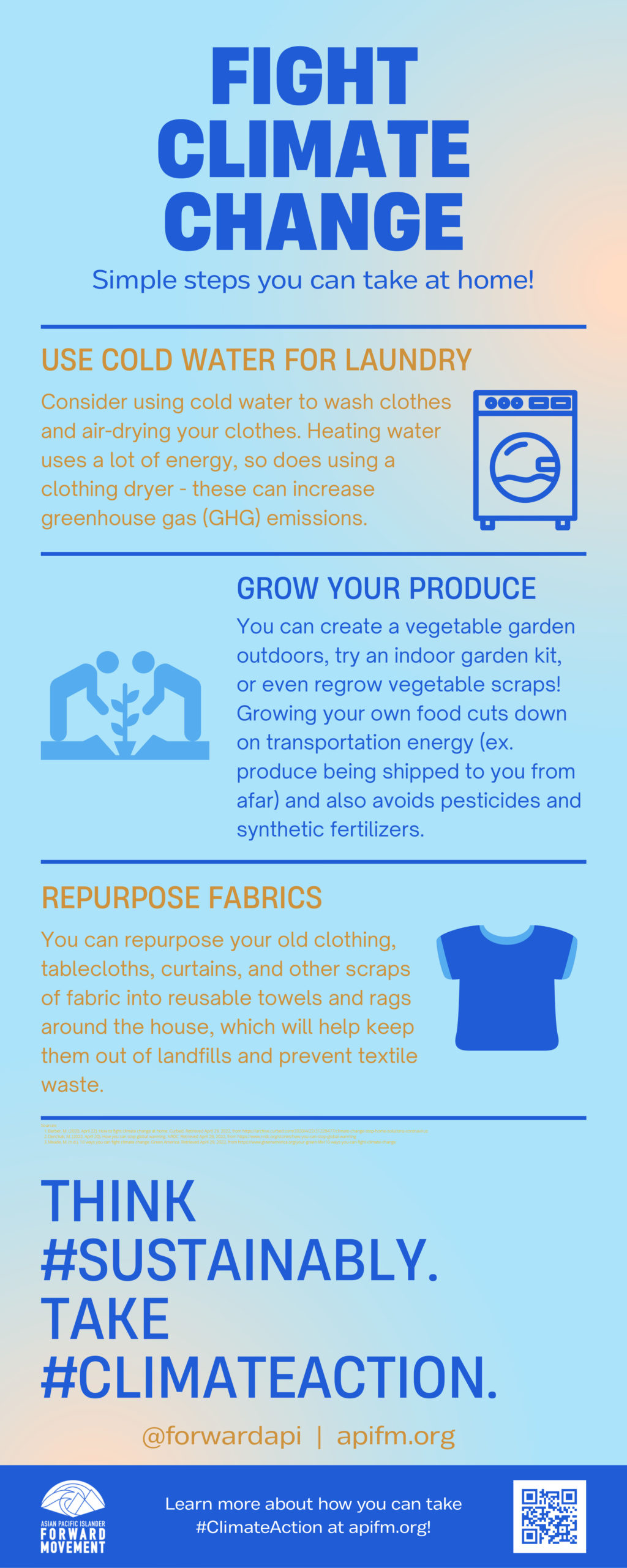Fight Climate Change Infographic English